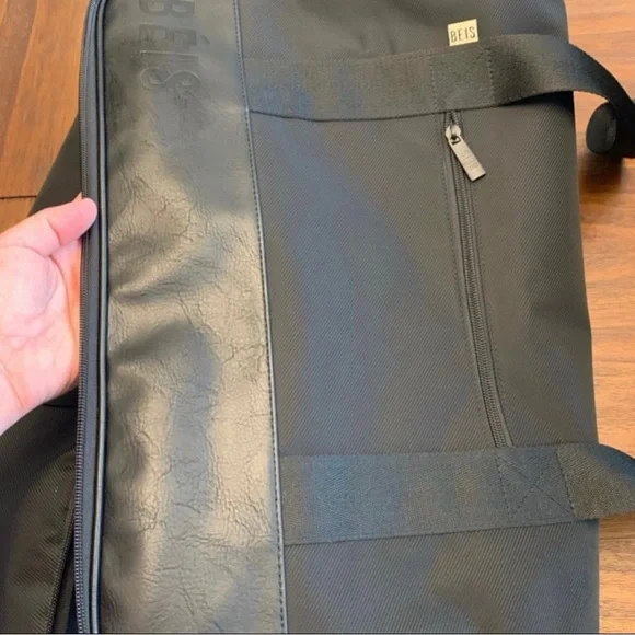 Beis The Hanging Duffle Bag in Black - Picture 10 of 15